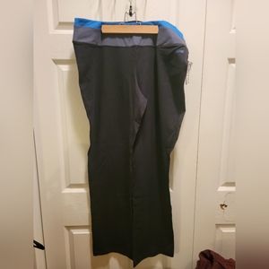 Tri-Color Blue/Gary Black Workout Pants‎ Size 2X
